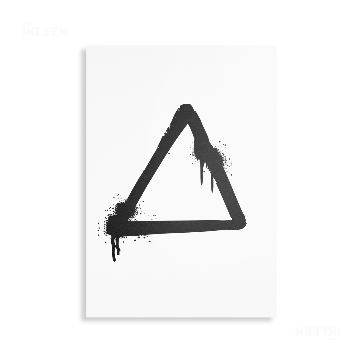 RisingTriangle Metallic Print 01 Aluminum