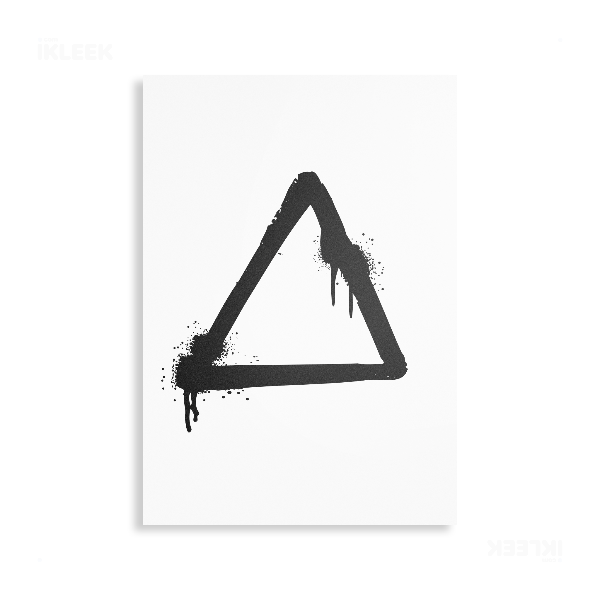 RisingTriangle Metallic Print 01 Aluminum