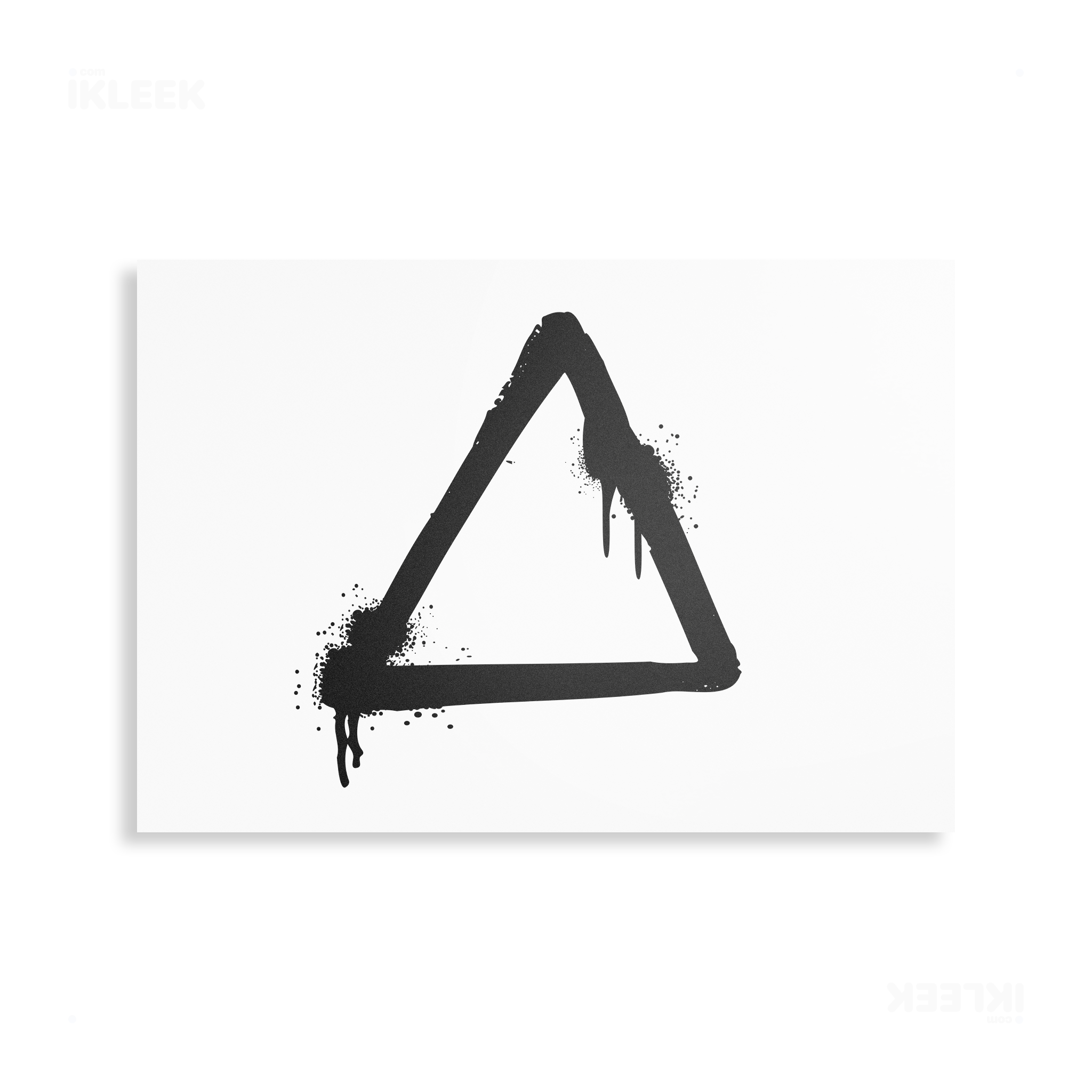RisingTriangle Metallic Print 03 Aluminum