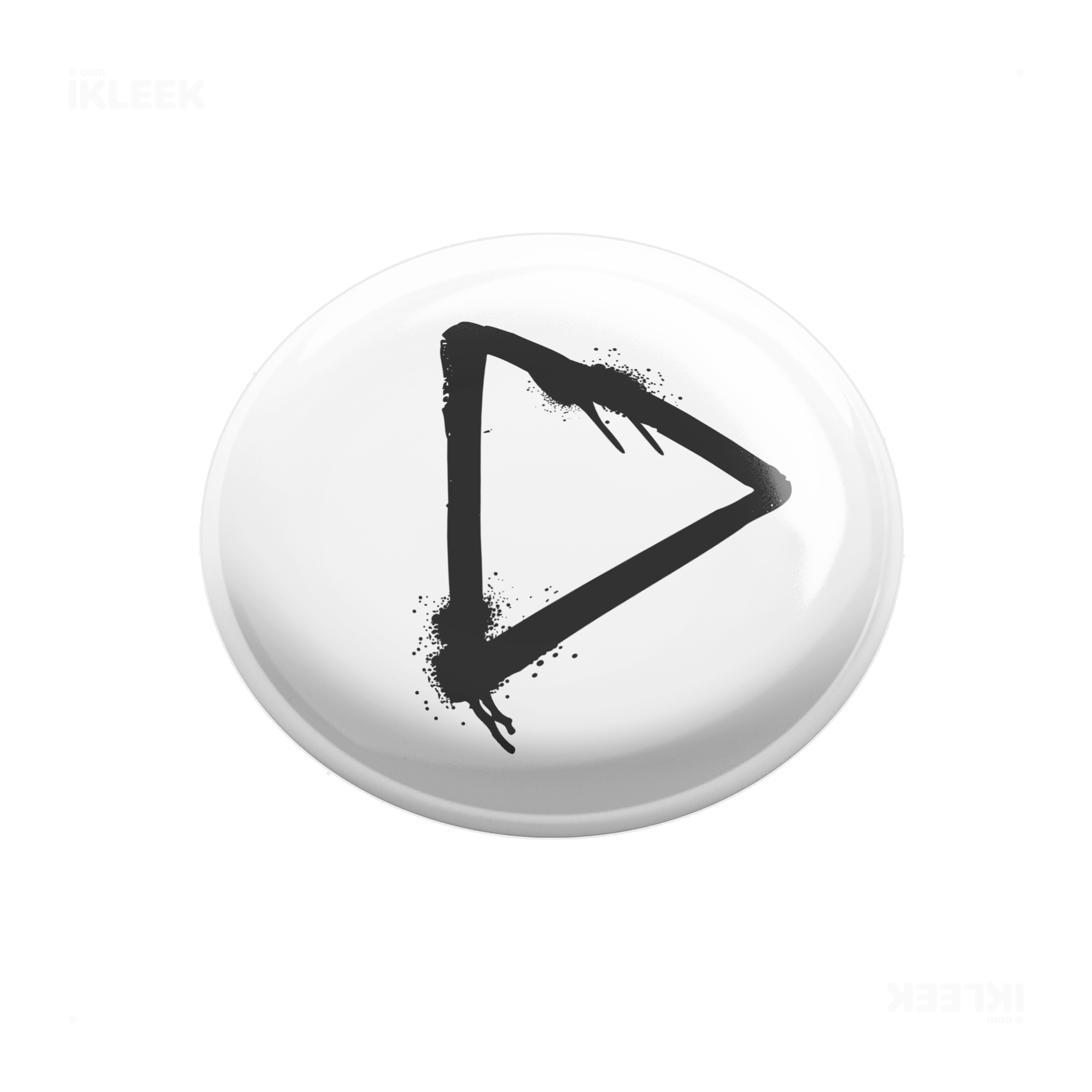 RisingTriangle Pin Buttons 03 Round