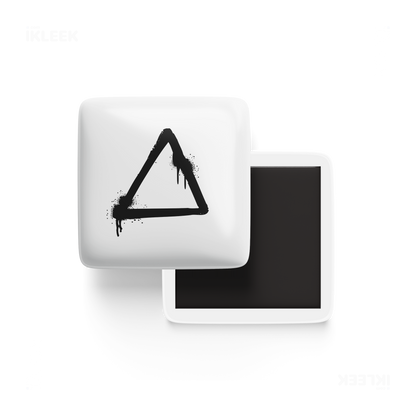 RisingTriangle Porcelain Magnet 01