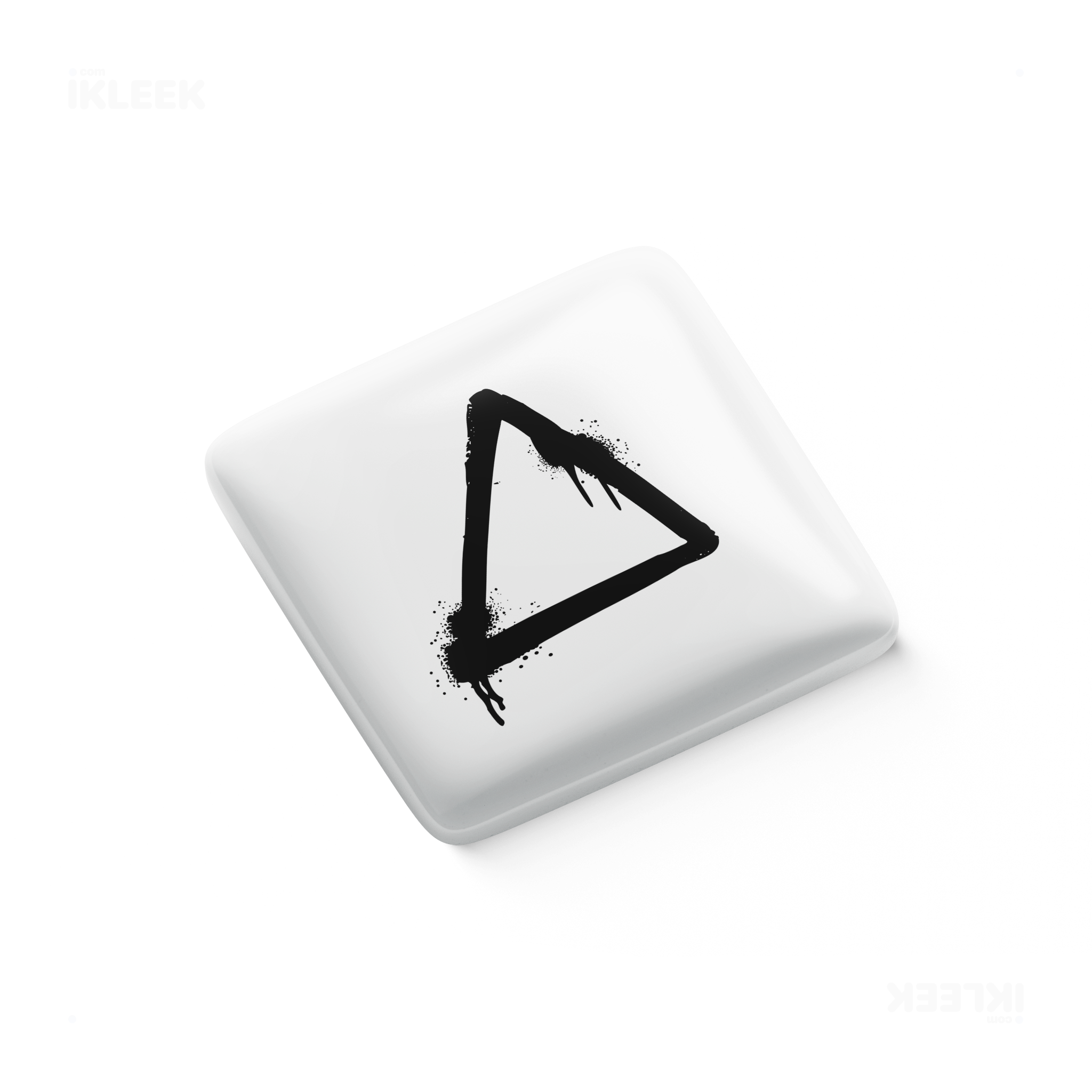 RisingTriangle Porcelain Magnet 03