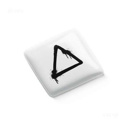 RisingTriangle Porcelain Magnet 03