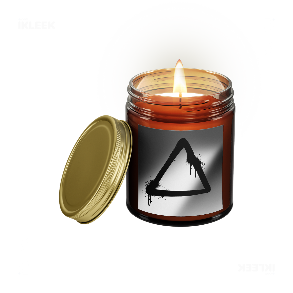 RisingTriangle Scented Candle 01 Amber