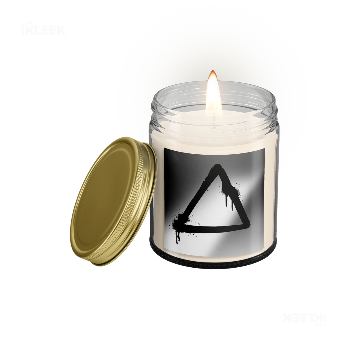 RisingTriangle Scented Candle 01 Clear