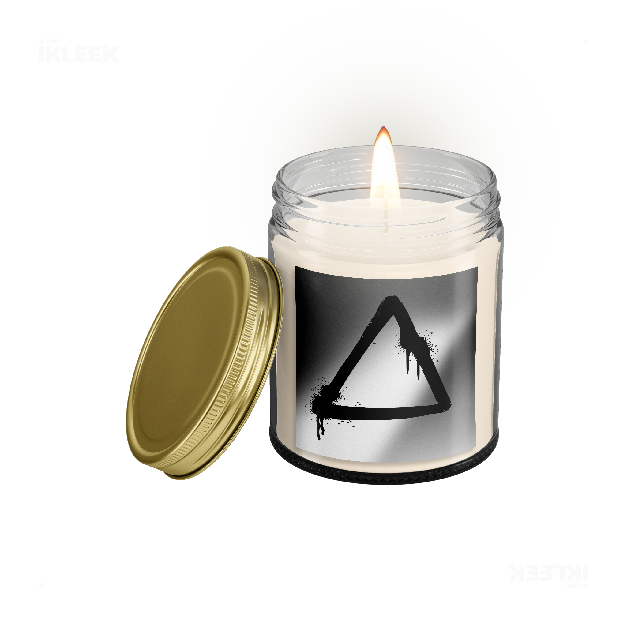 RisingTriangle Scented Candle 01 Clear
