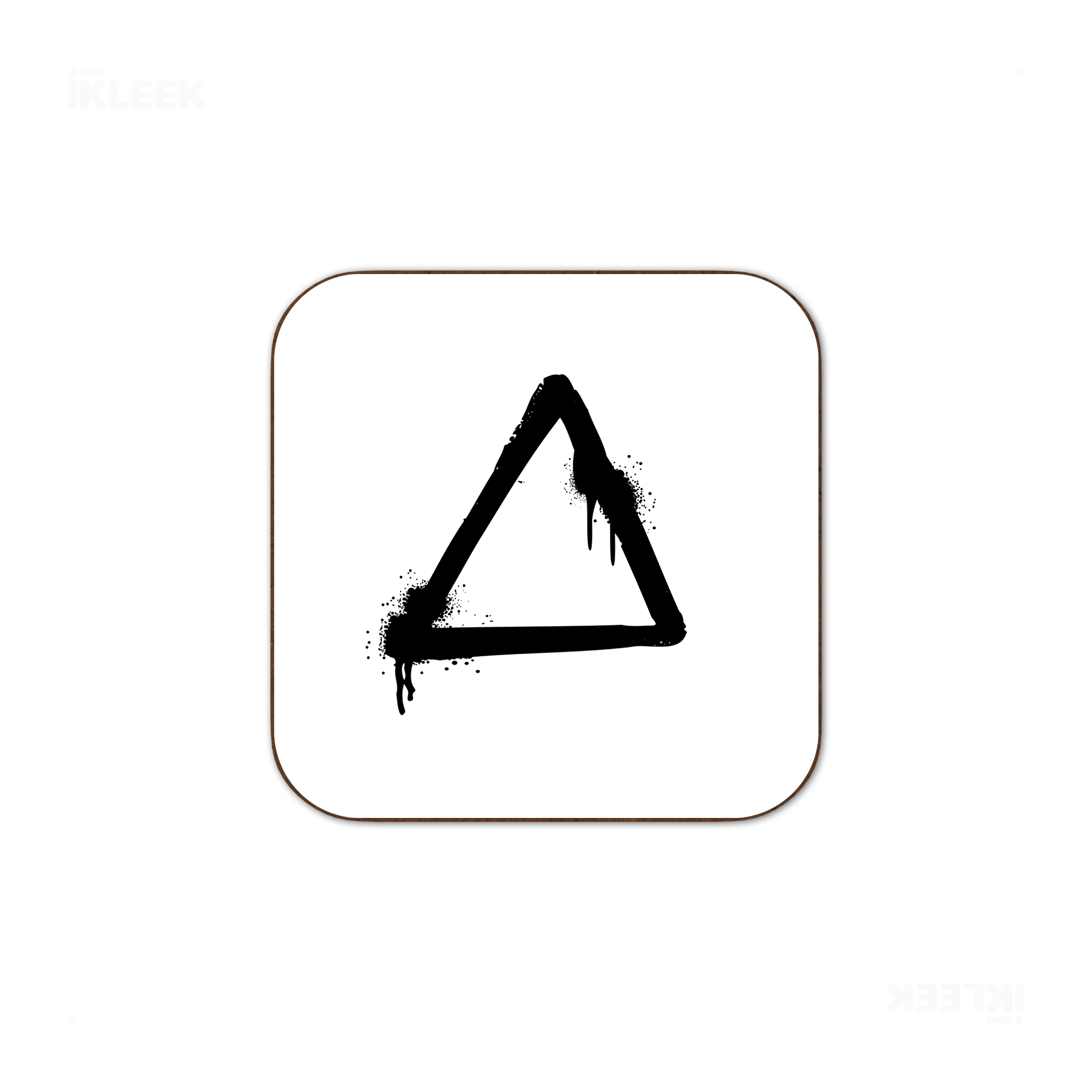 RisingTriangle Semi Glossy Coaster 03