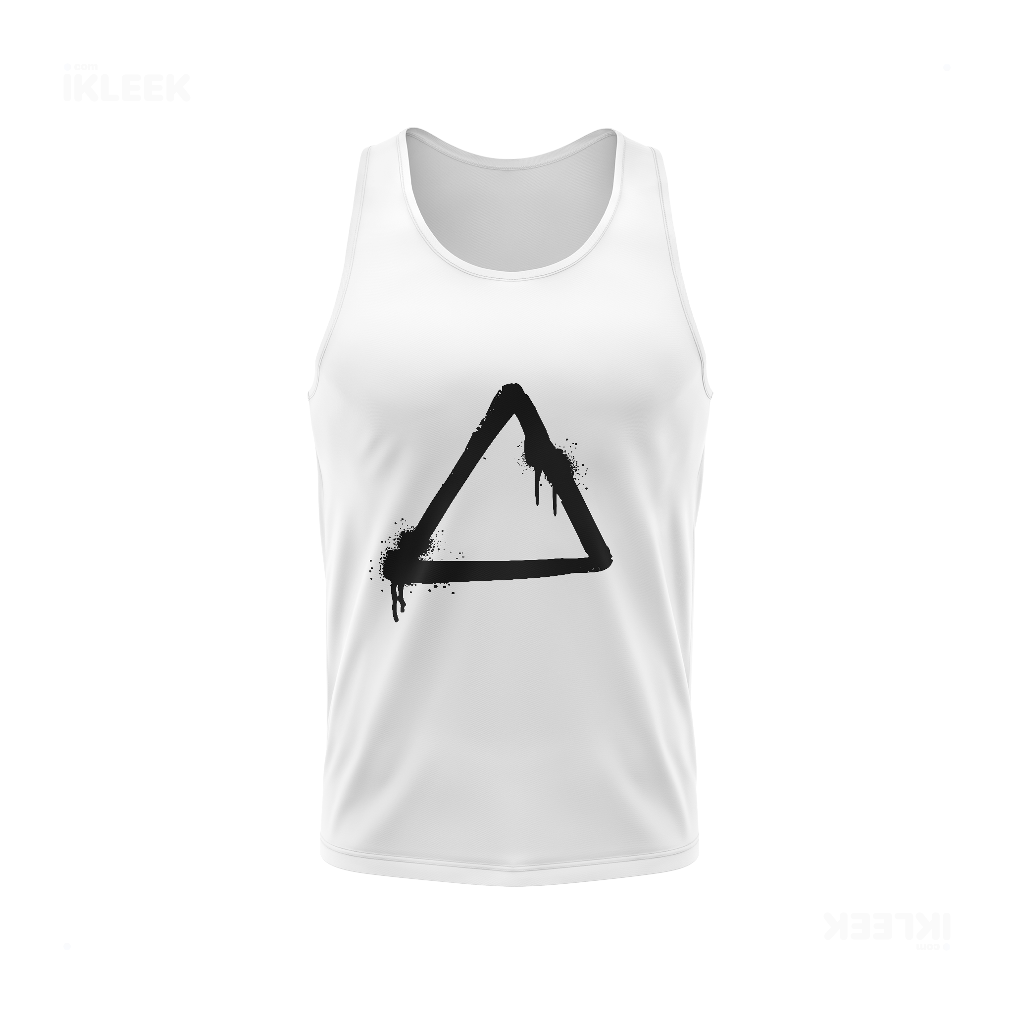 RisingTriangle Tank Tops 01 White
