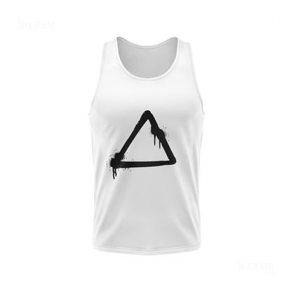 RisingTriangle Tank Tops 01 White