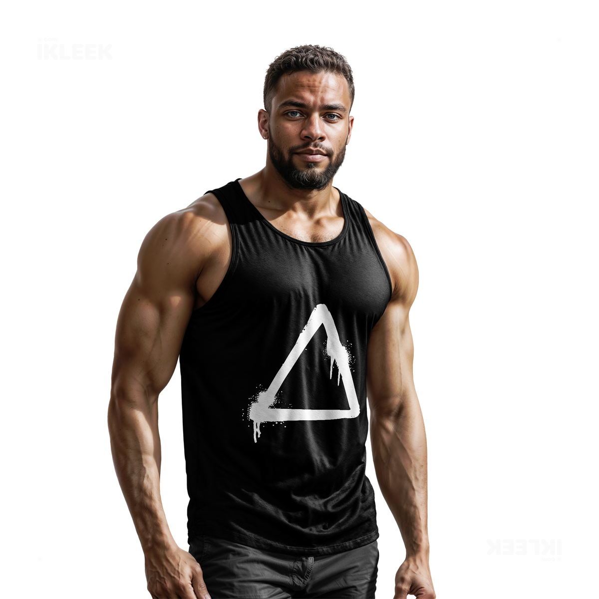 RisingTriangle Tank Tops 02 Black