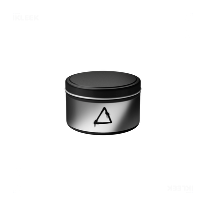 RisingTriangle Tin Candle 04 Black