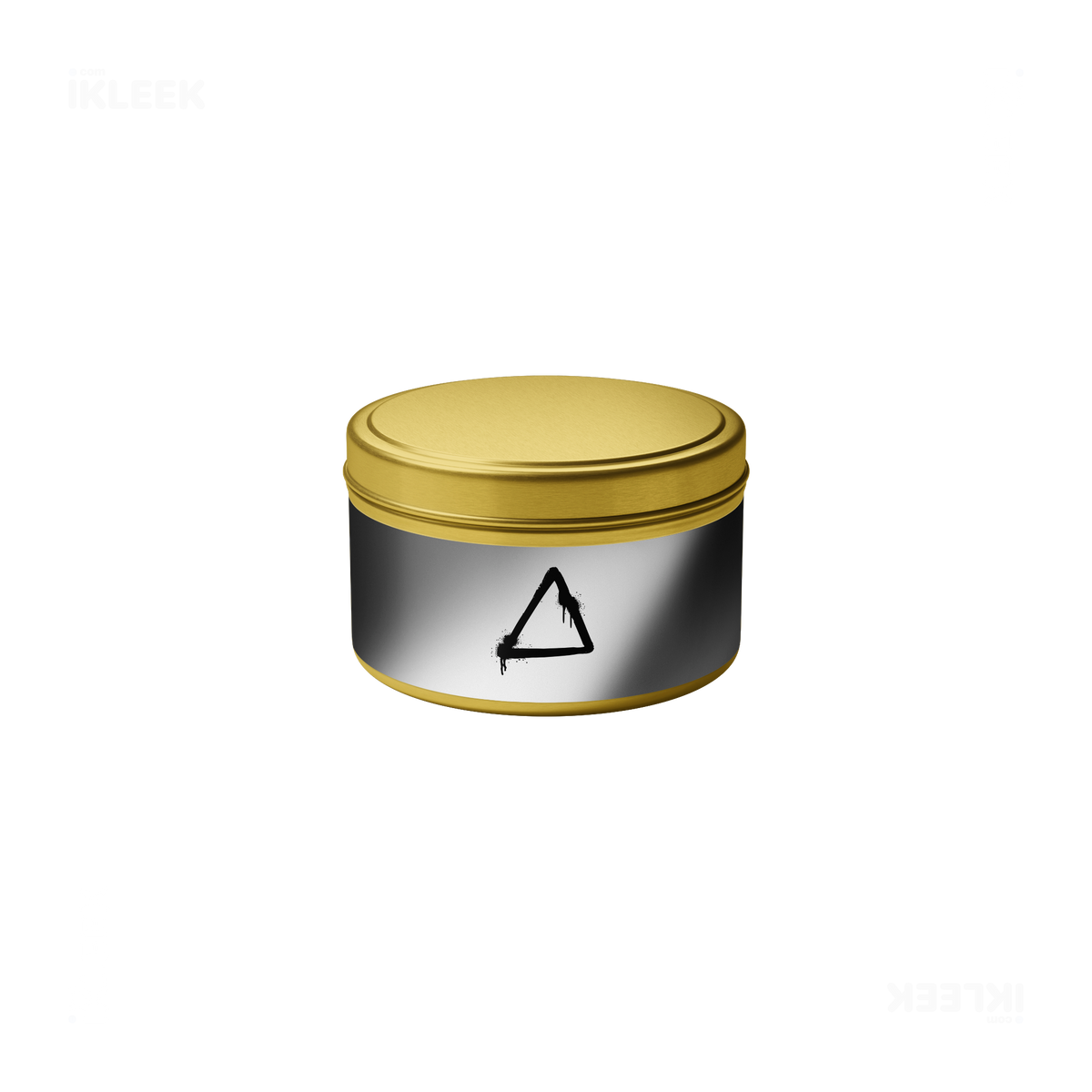 RisingTriangle Tin Candle 04 Gold