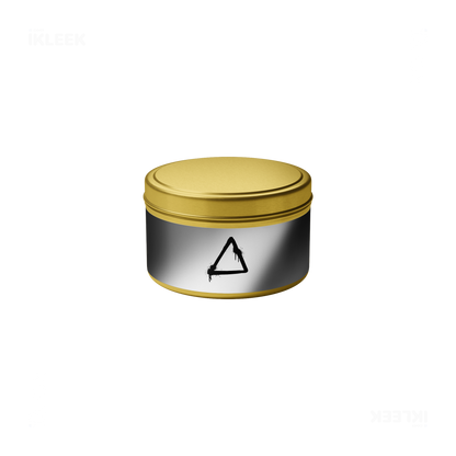 RisingTriangle Tin Candle 04 Gold