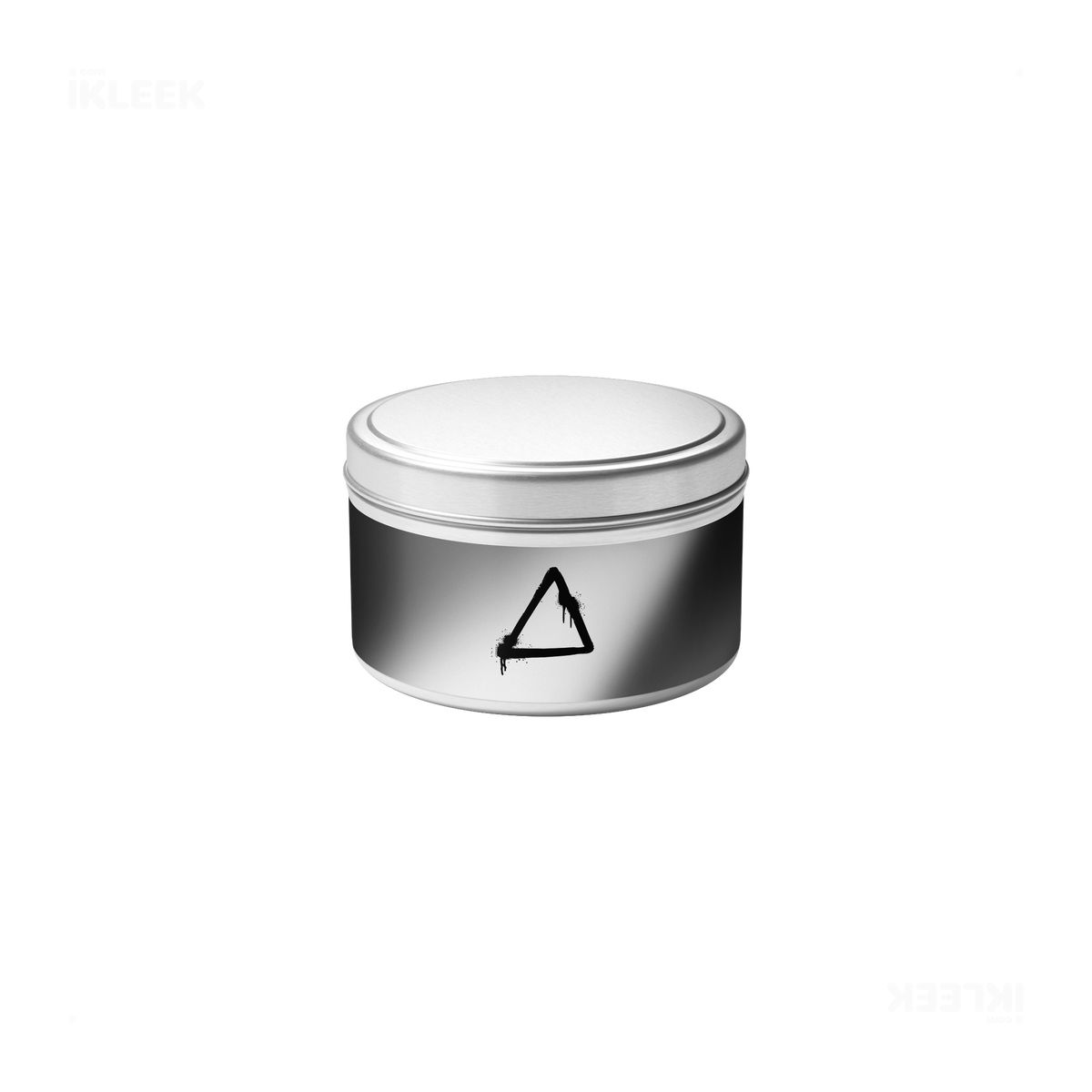 RisingTriangle Tin Candle 04 Silver