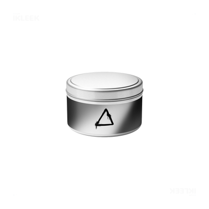 RisingTriangle Tin Candle 04 Silver