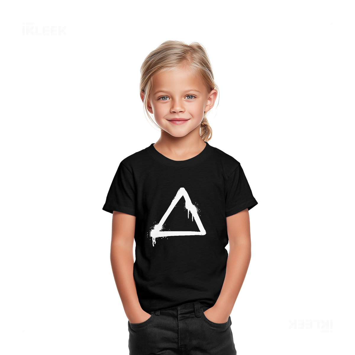 RisingTriangle Toddler T Shirt 02 Black
