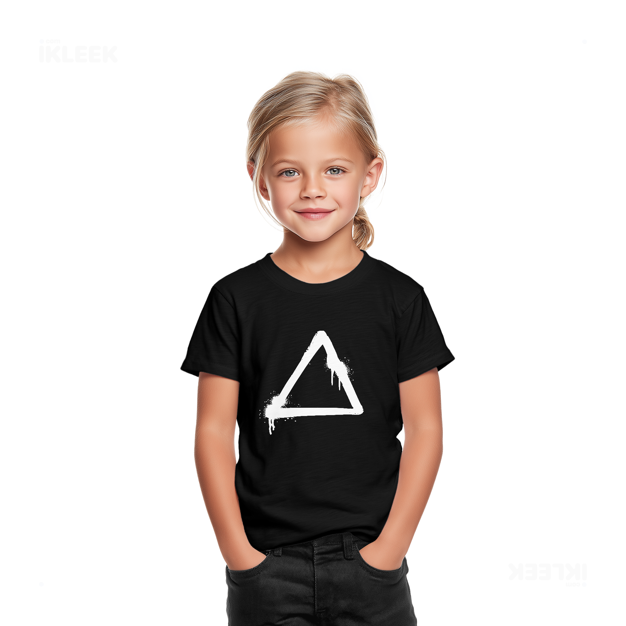 RisingTriangle Toddler T Shirt 02 Black