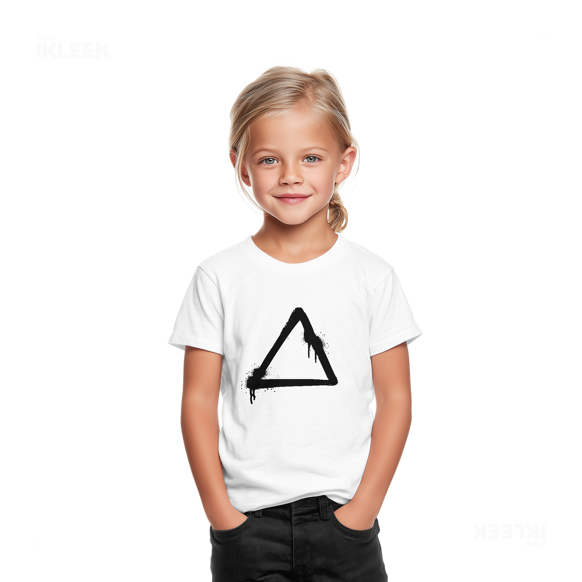 RisingTriangle Toddler T Shirt 02 White