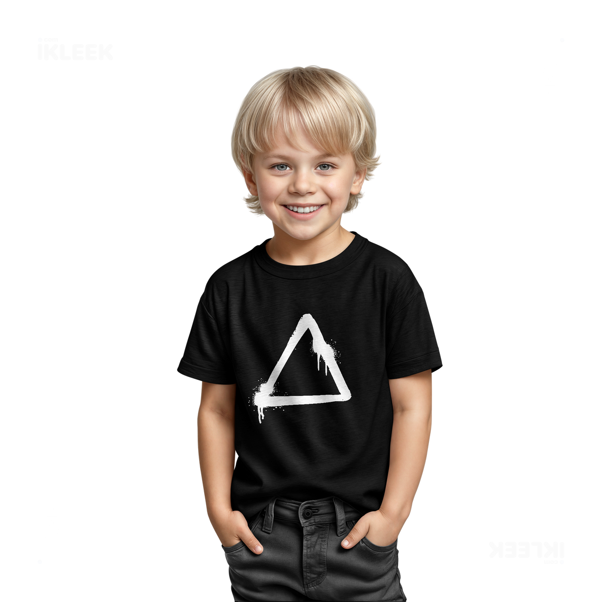 RisingTriangle Toddler T Shirt 03 Black