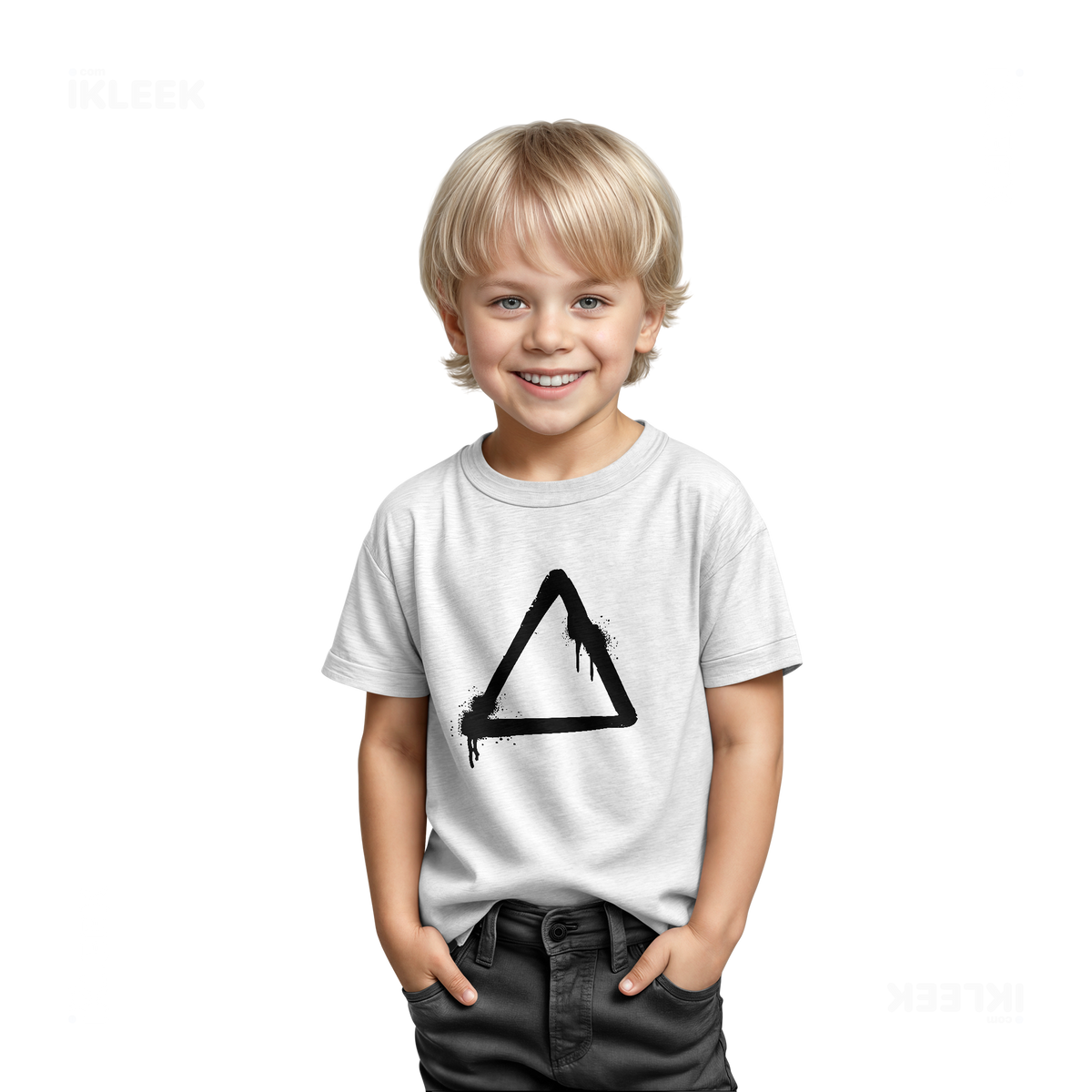 RisingTriangle Toddler T Shirt 03 White