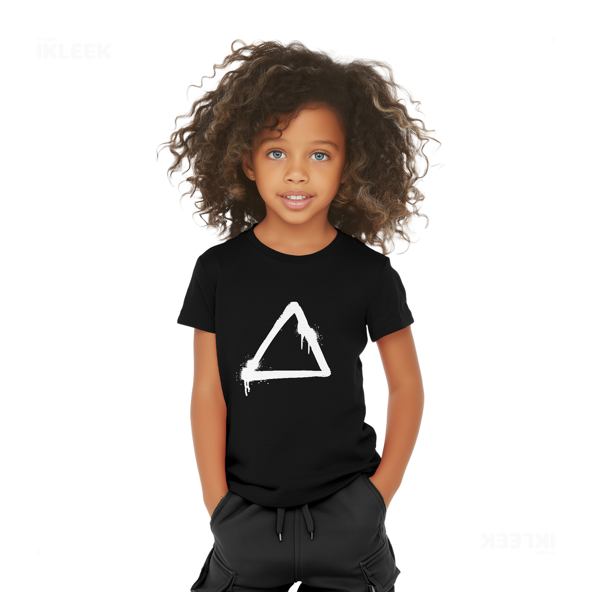 RisingTriangle Toddler T Shirt 04 Black