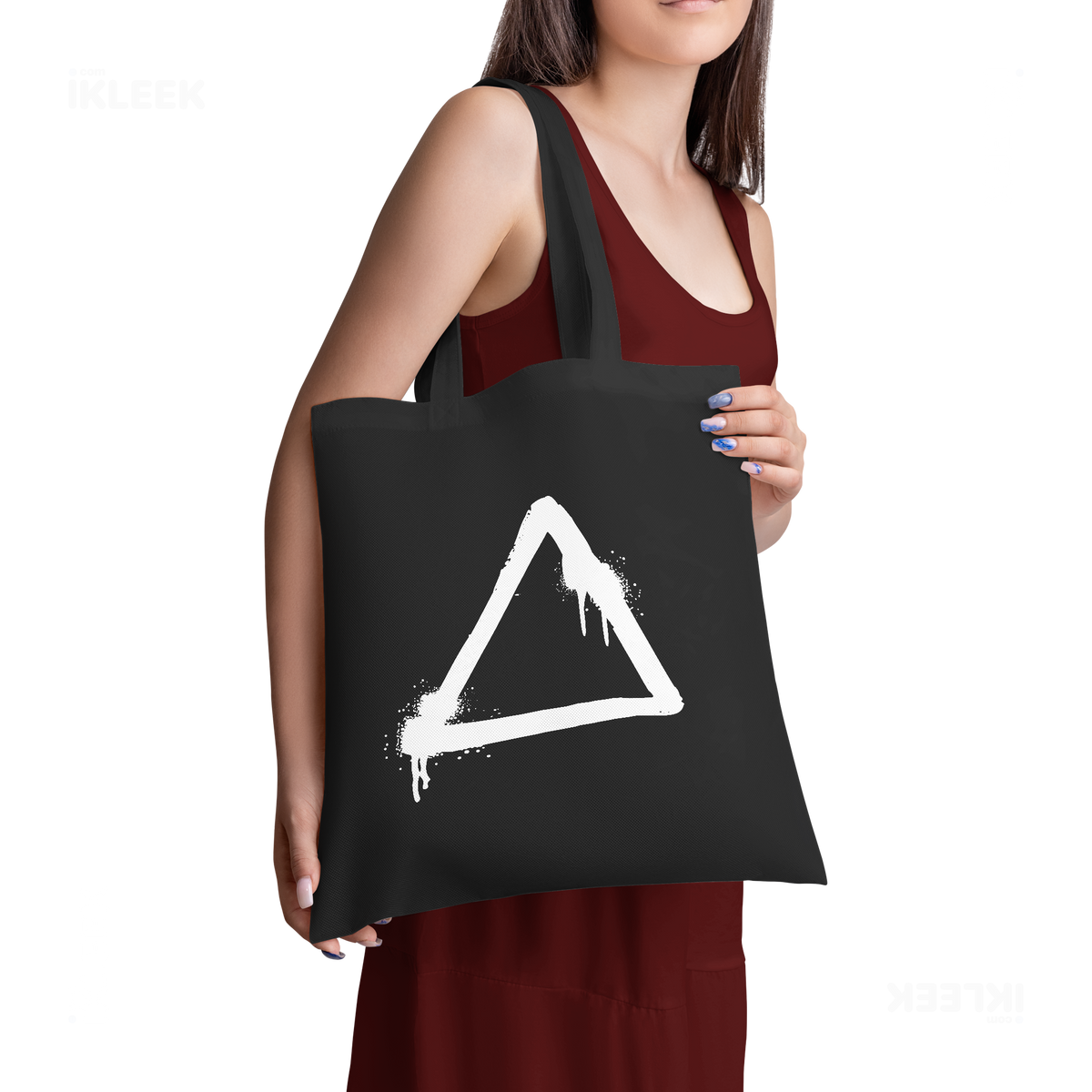 RisingTriangle Tote Bags 02 Black