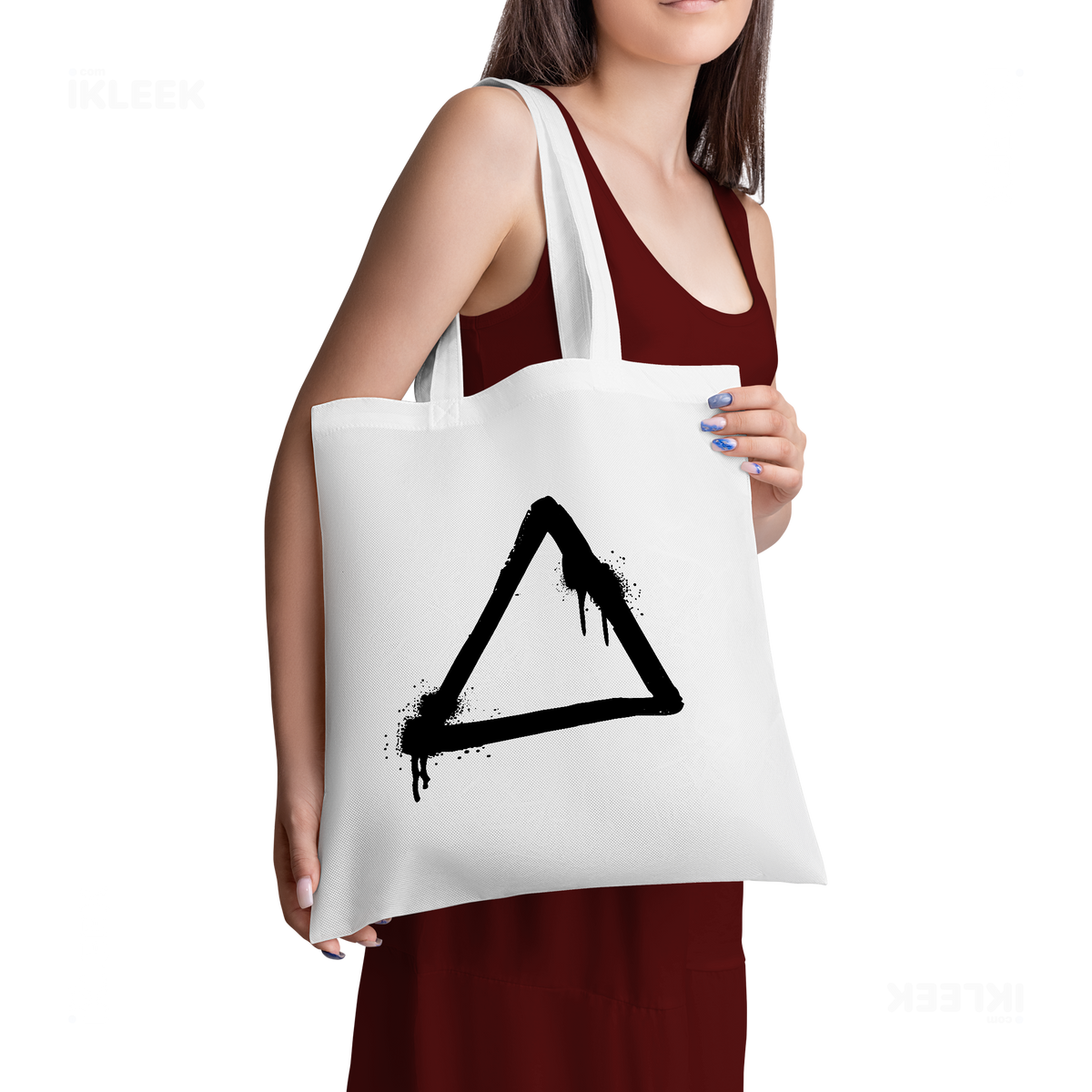 RisingTriangle Tote Bags 02 White