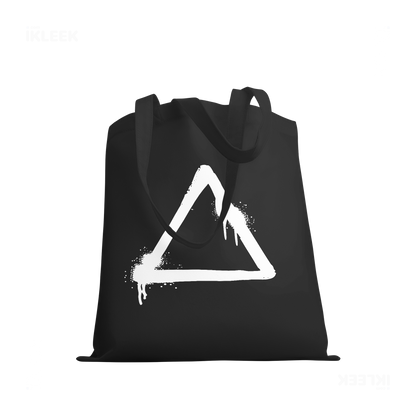 RisingTriangle Tote Bags 03 Black