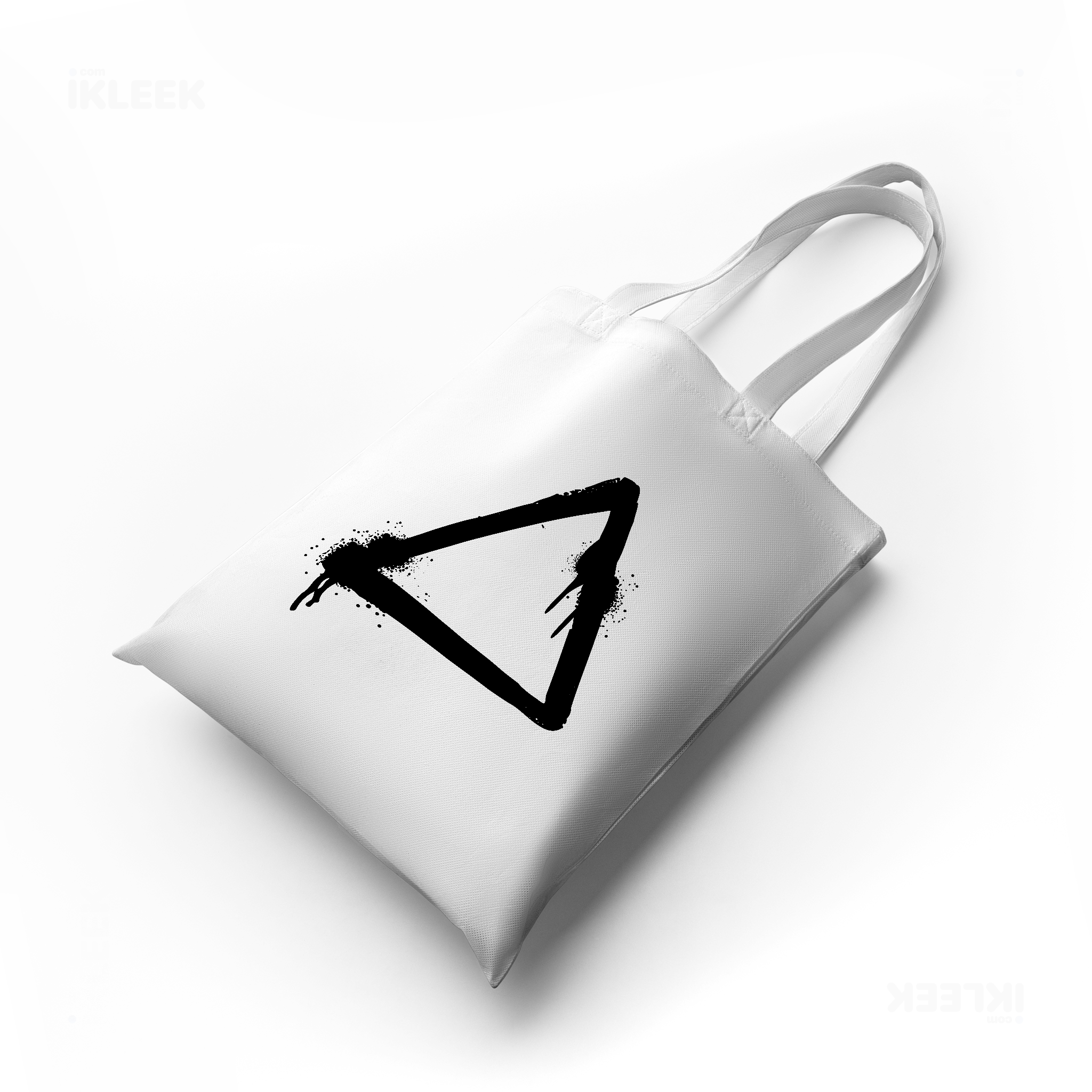 RisingTriangle Tote Bags 04 White