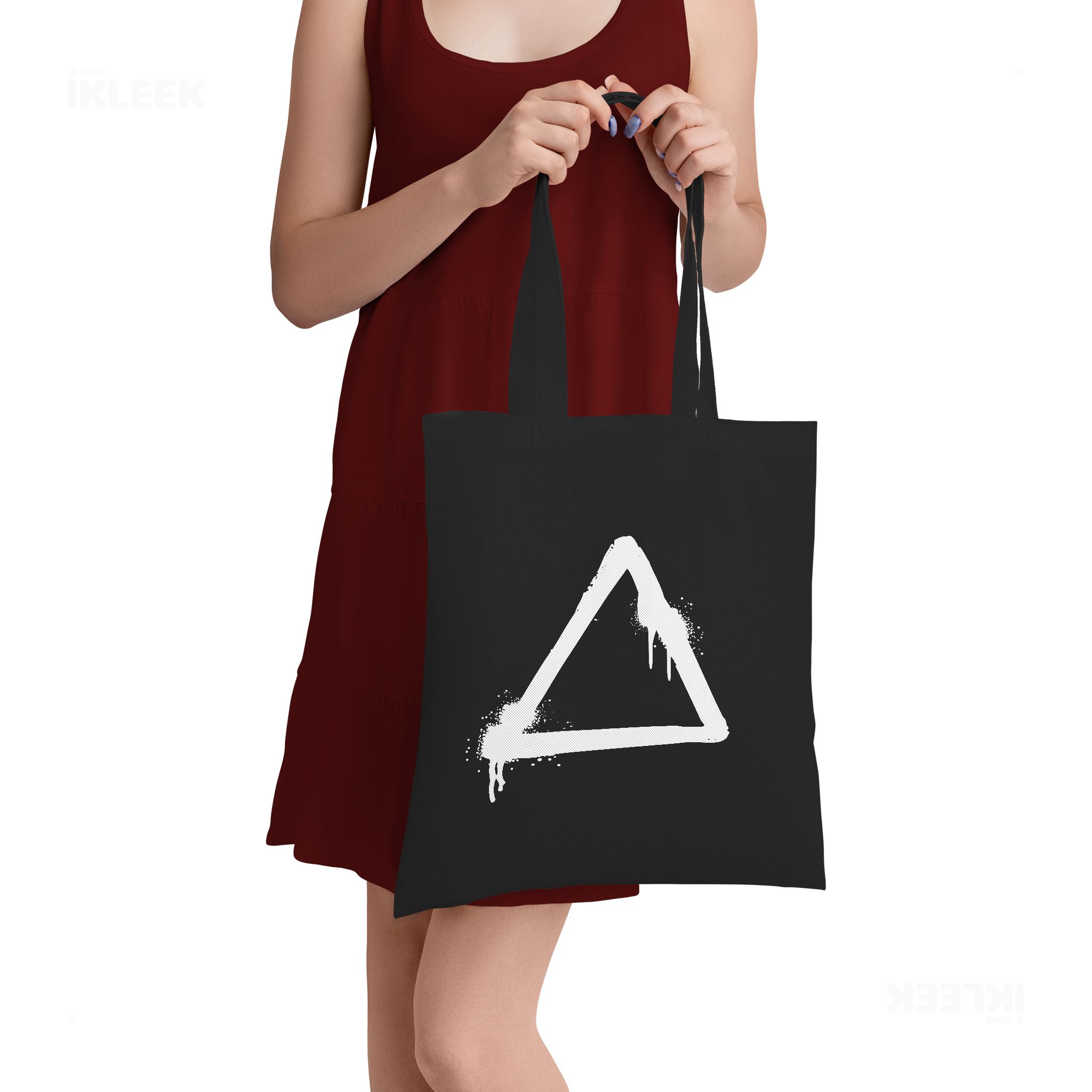 RisingTriangle Tote Bags 05 Black