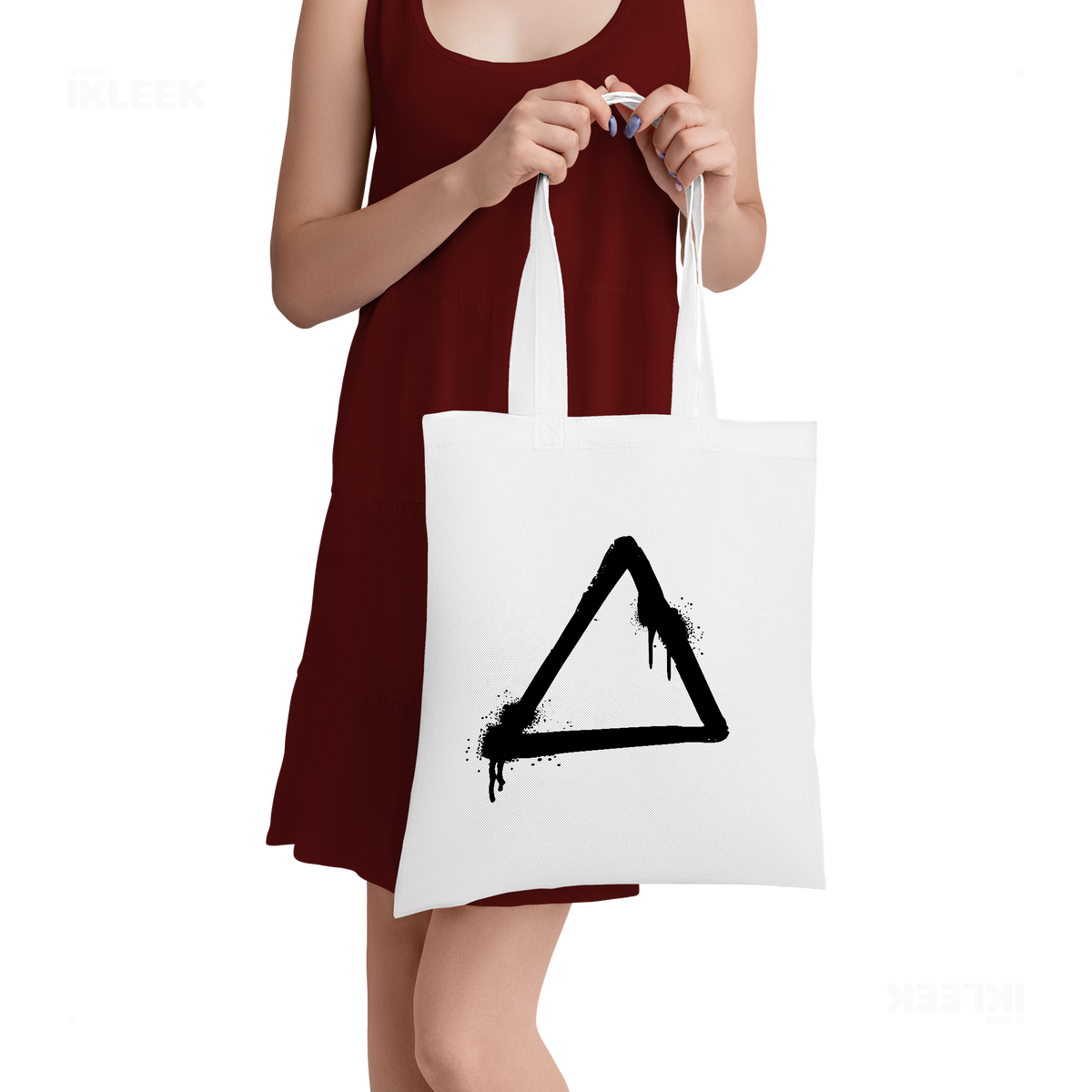 RisingTriangle Tote Bags 05 White