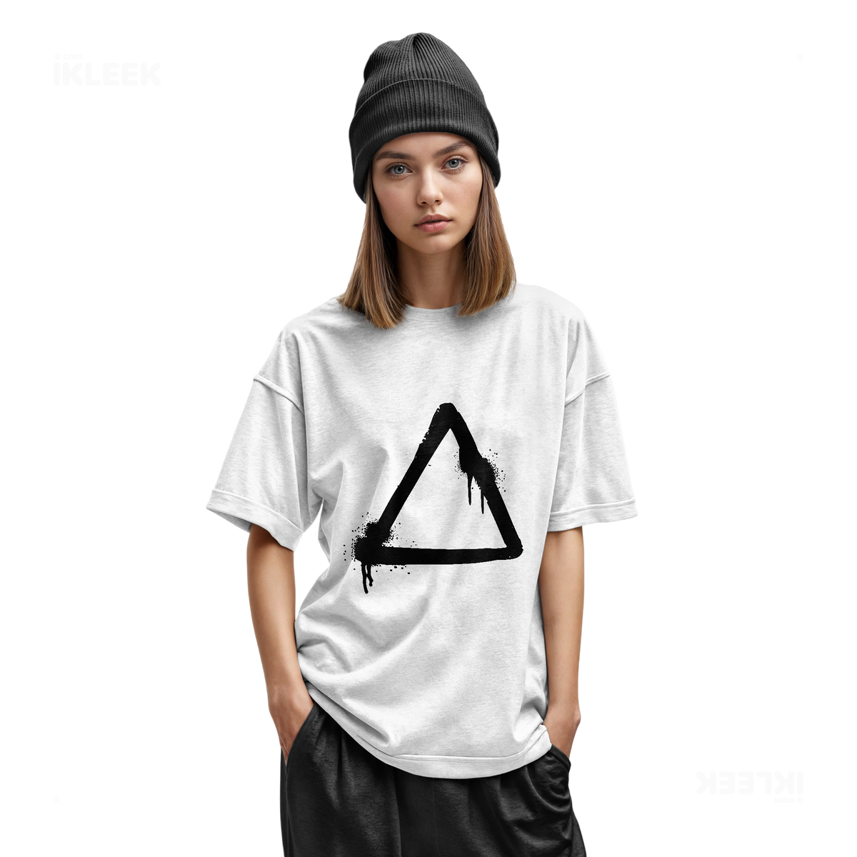 RisingTriangle Youth T Shirt 02 White