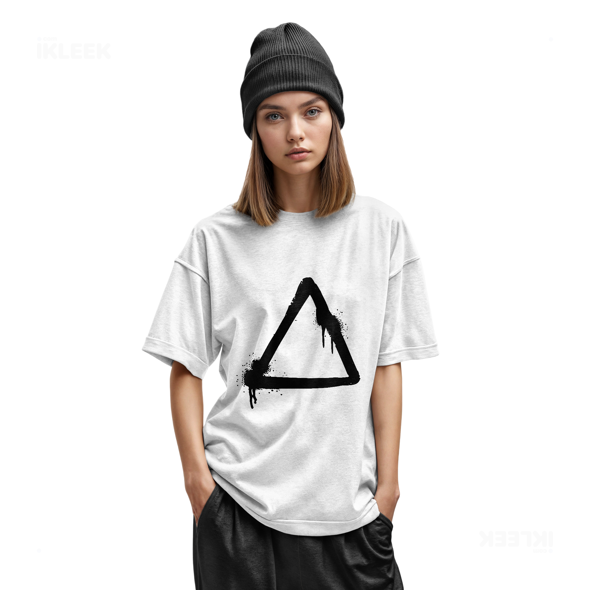 RisingTriangle Youth T Shirt 02 White