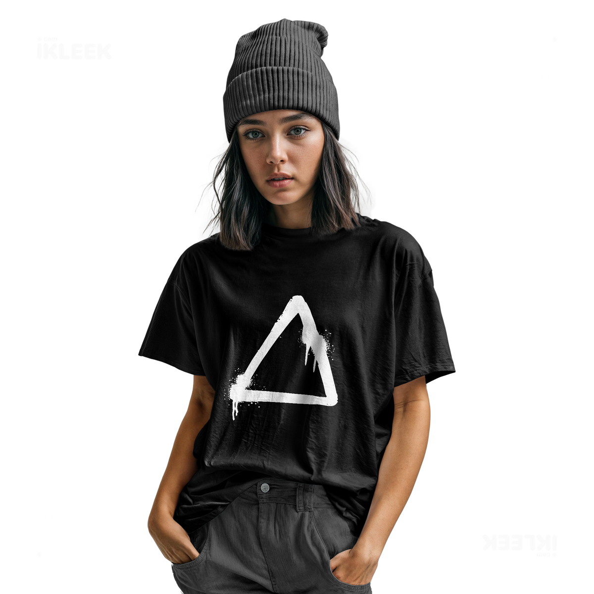 RisingTriangle Youth T Shirt 04 Black