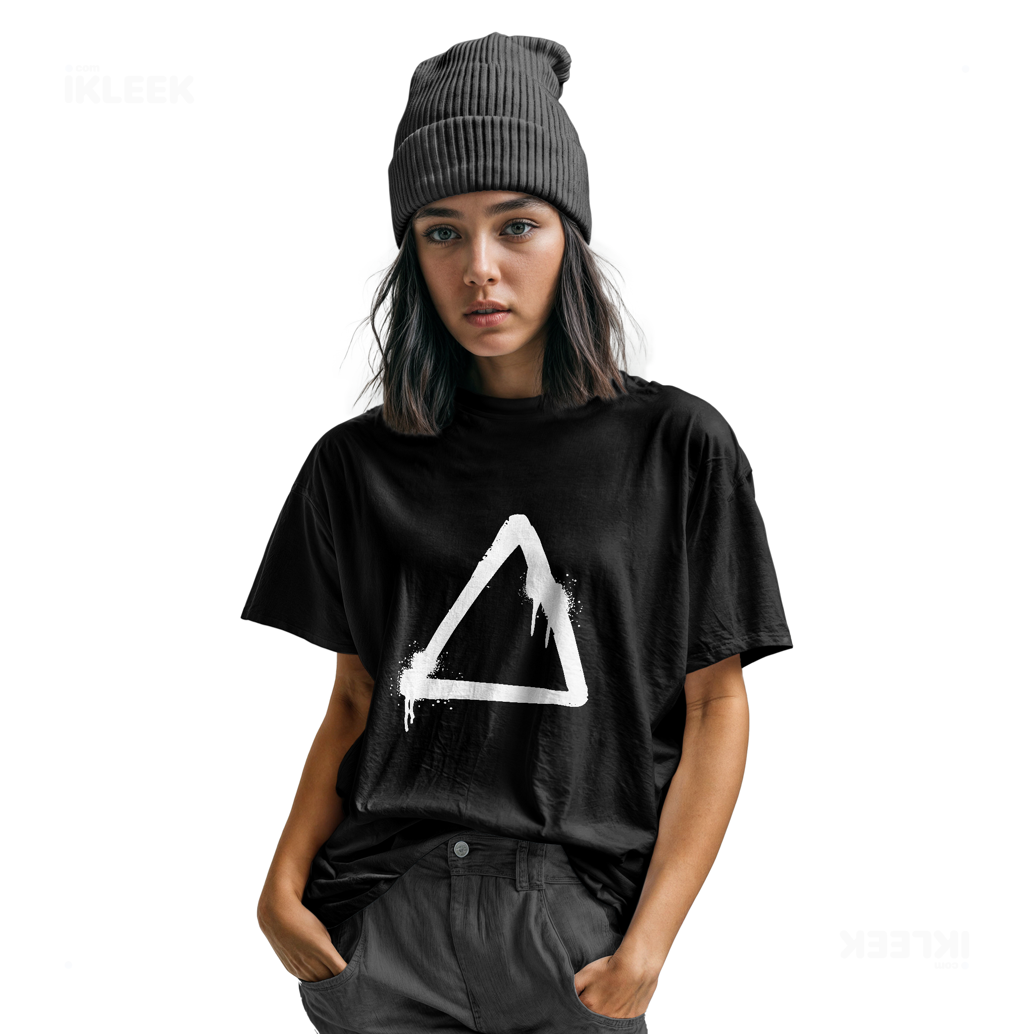 RisingTriangle Youth T Shirt 04 Black