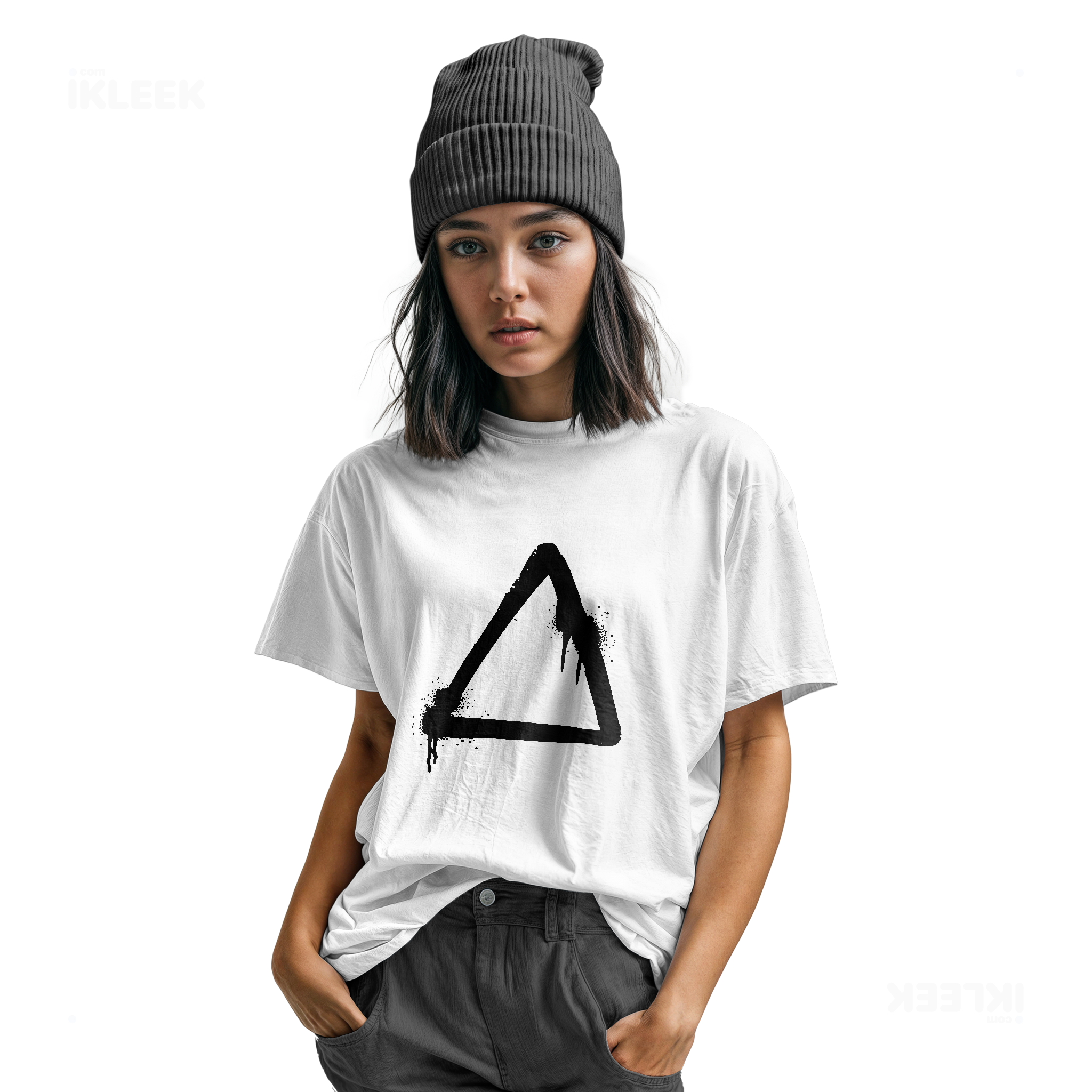RisingTriangle Youth T Shirt 04 White