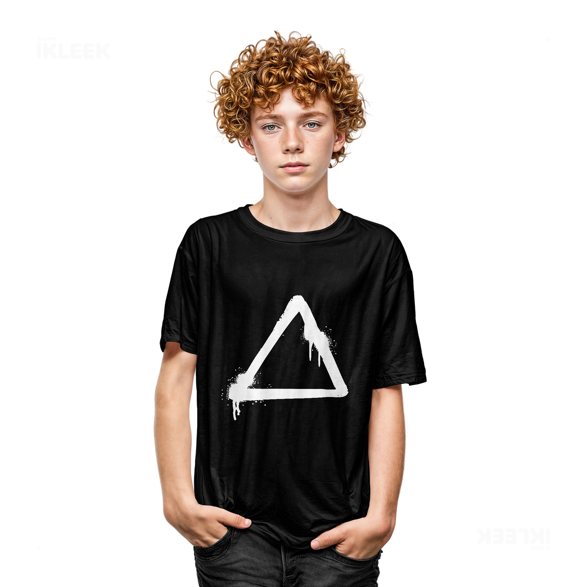 RisingTriangle Youth T Shirt 05 Black