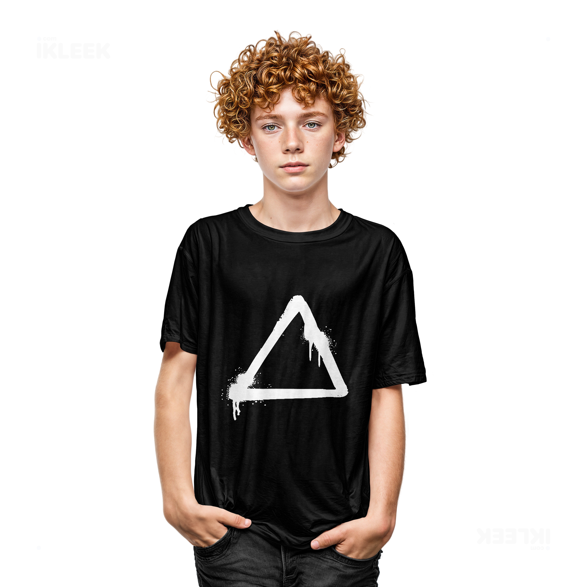 RisingTriangle Youth T Shirt 05 Black
