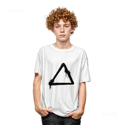 RisingTriangle Youth T Shirt 05 White