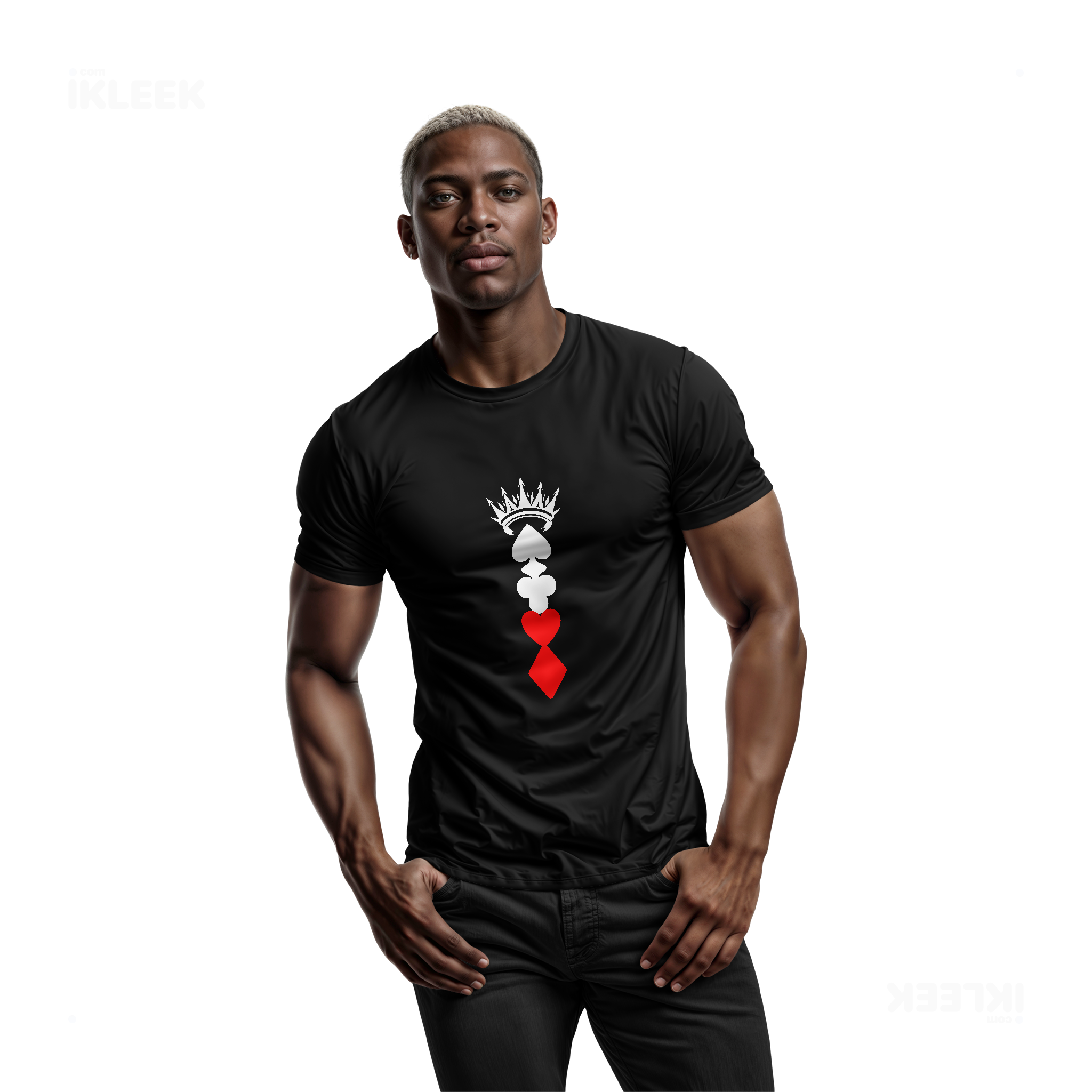 RoyalSuitStack Adult T Shirt 02 Black