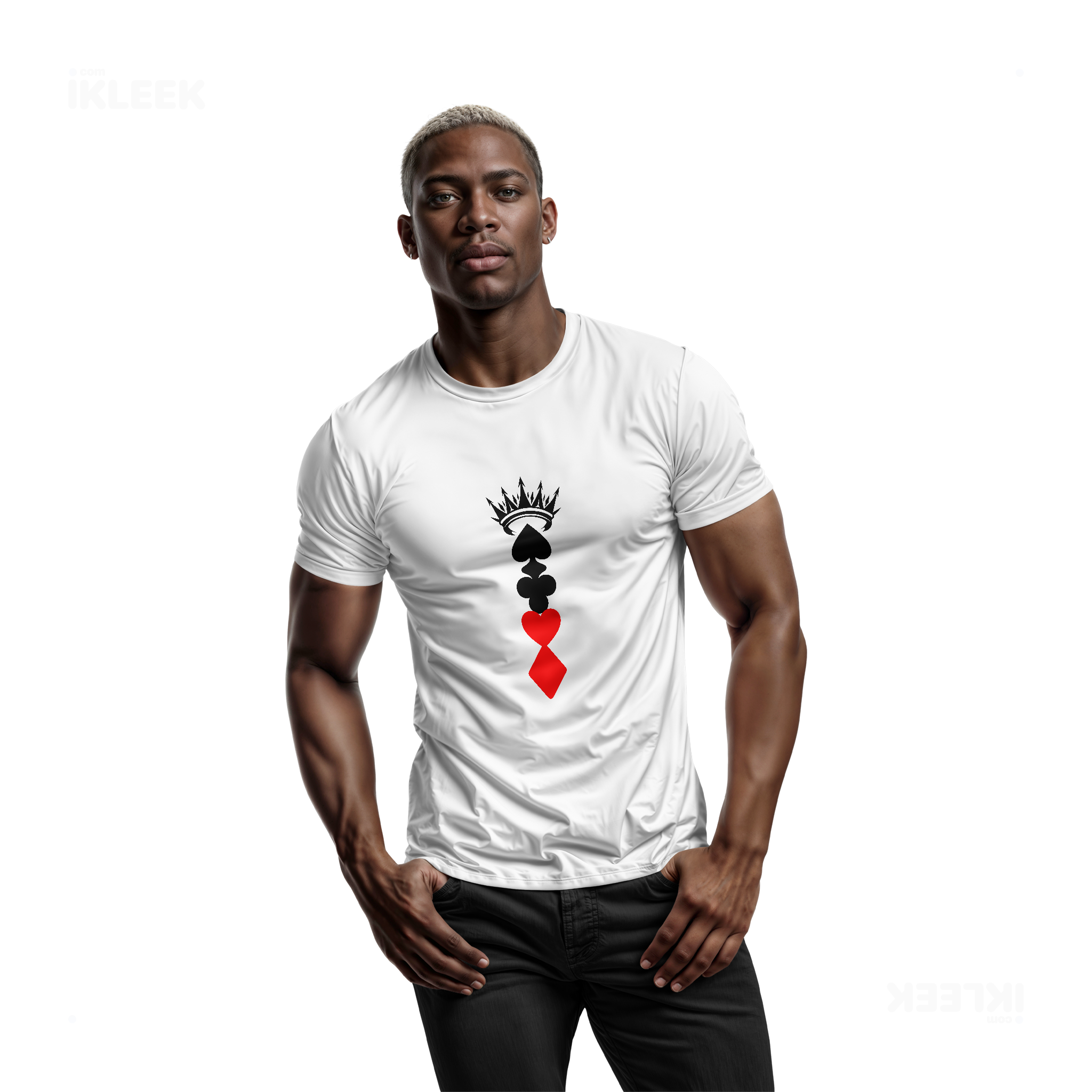 RoyalSuitStack Adult T Shirt 02 White