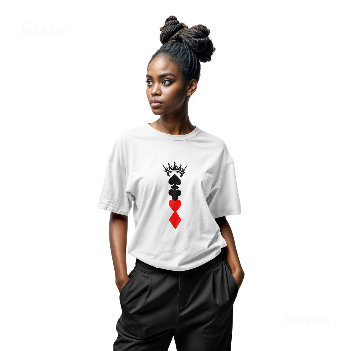 RoyalSuitStack Adult T Shirt 04 White