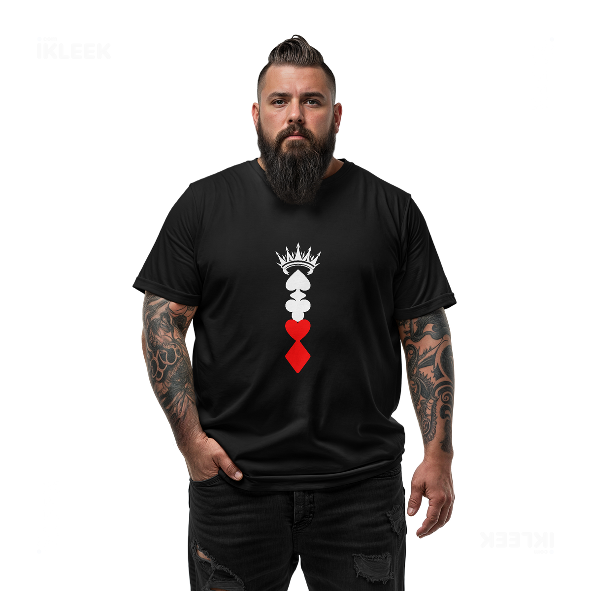 RoyalSuitStack Adult T Shirt 05 Black