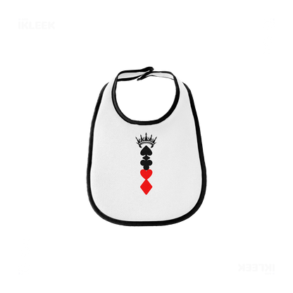 RoyalSuitStack Baby Bibs 01 White Black