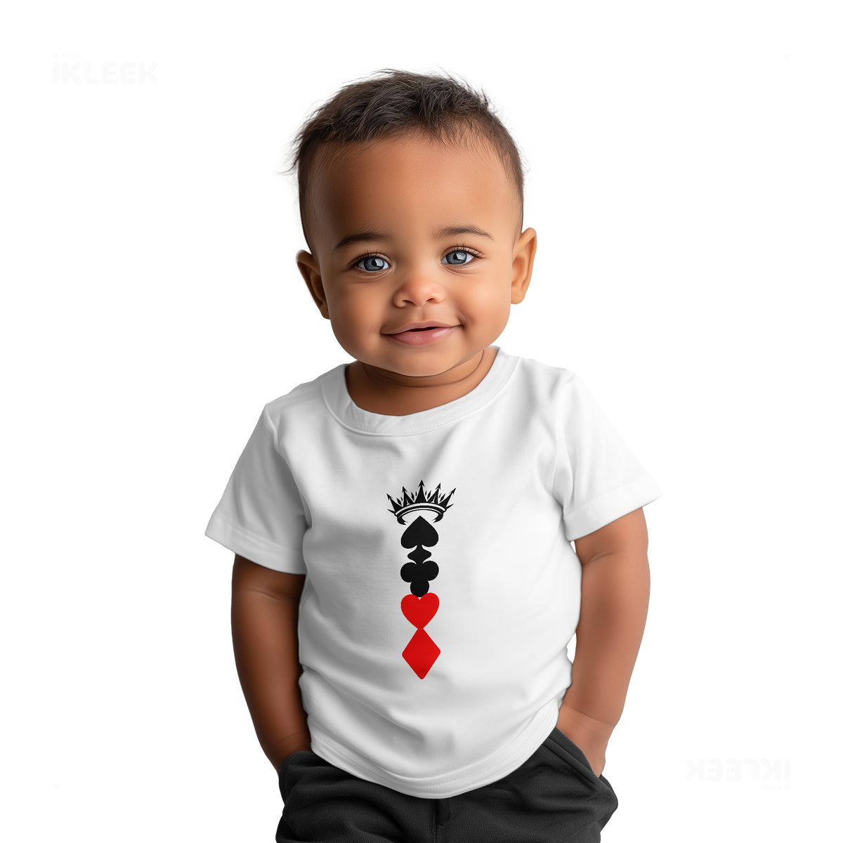 RoyalSuitStack Baby T Shirt 05 White