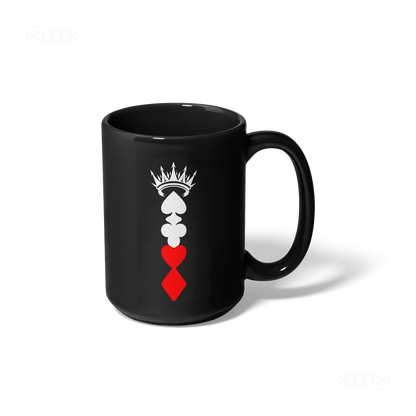RoyalSuitStack Ceramic Mug 01 Black