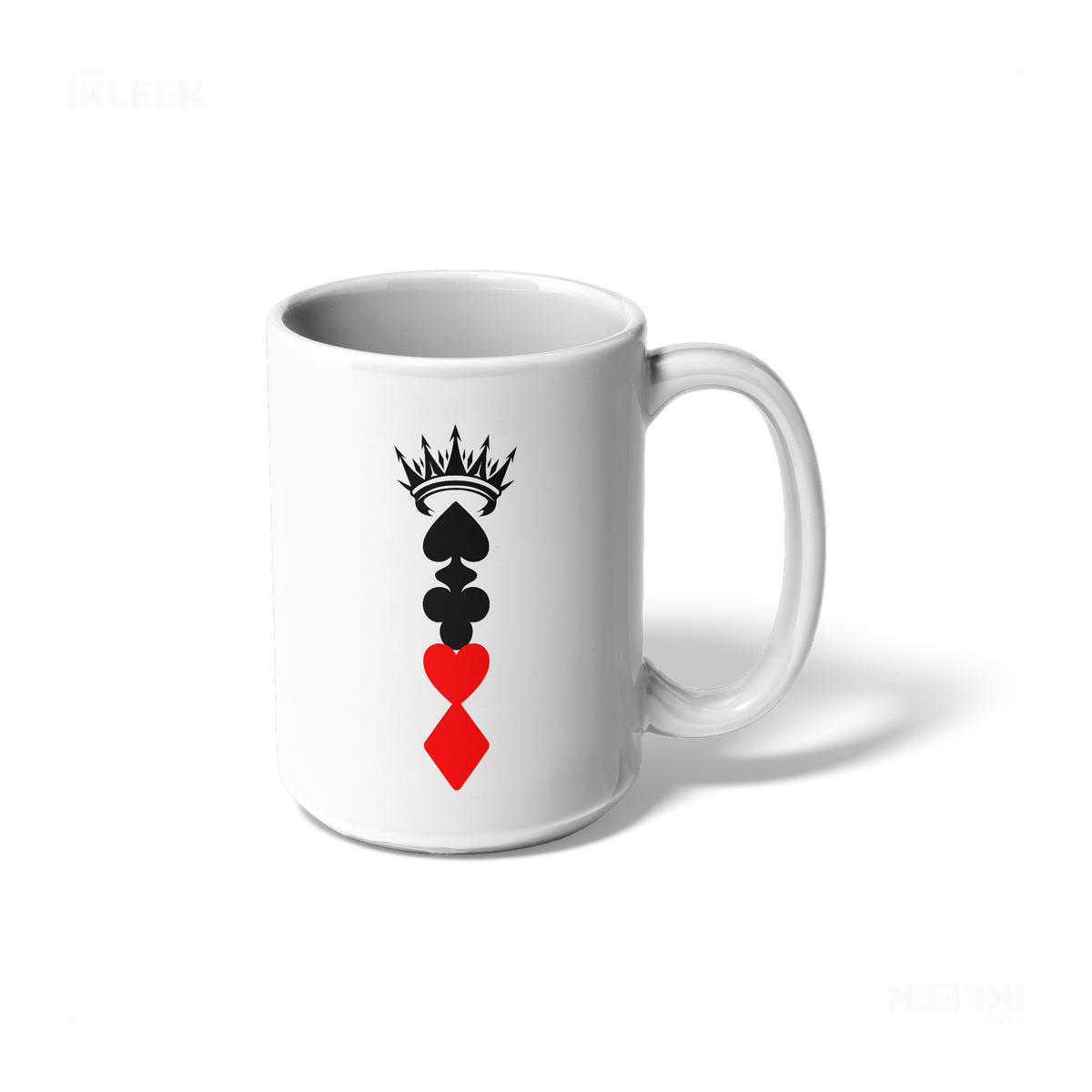 RoyalSuitStack Ceramic Mug 01 White