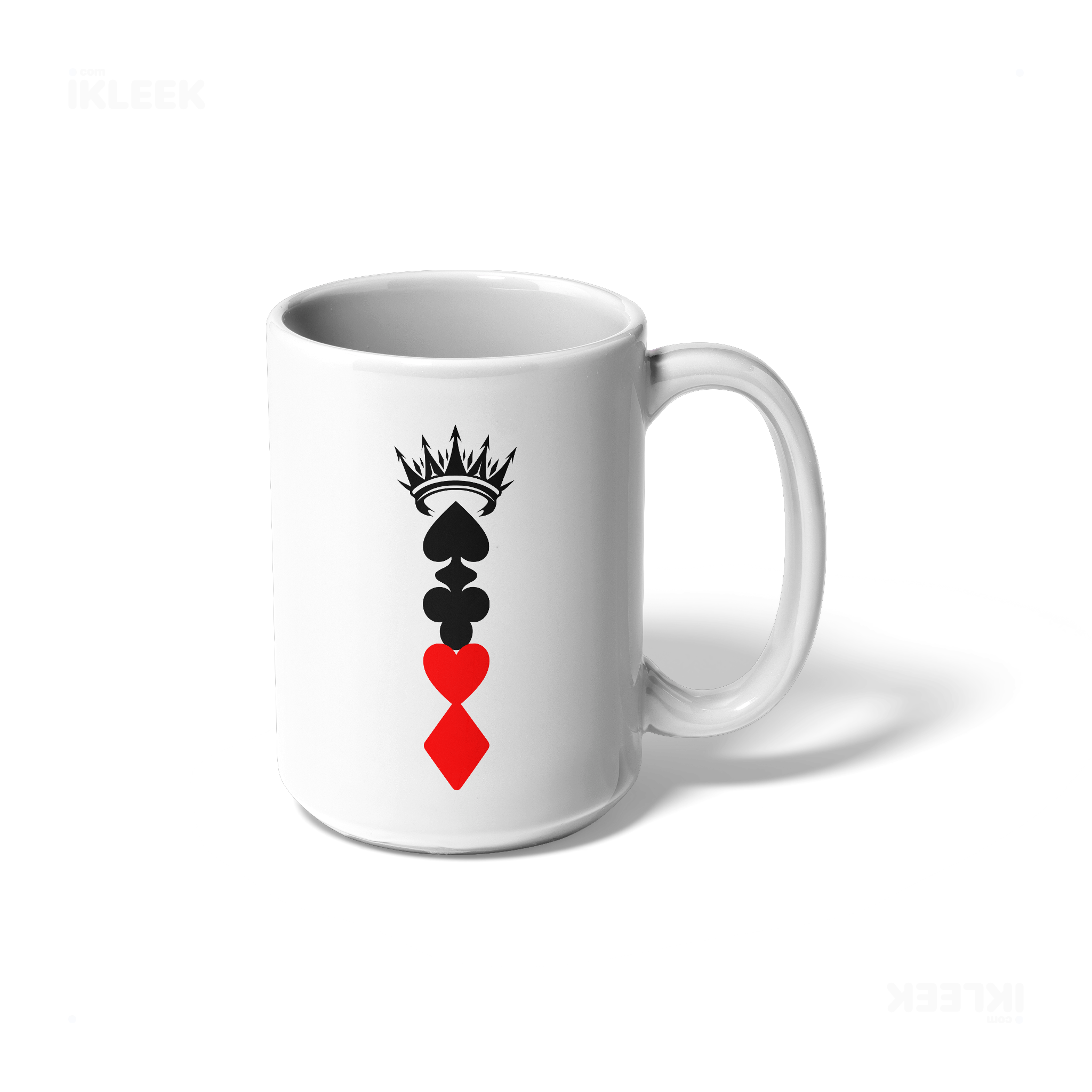 RoyalSuitStack Ceramic Mug 01 White