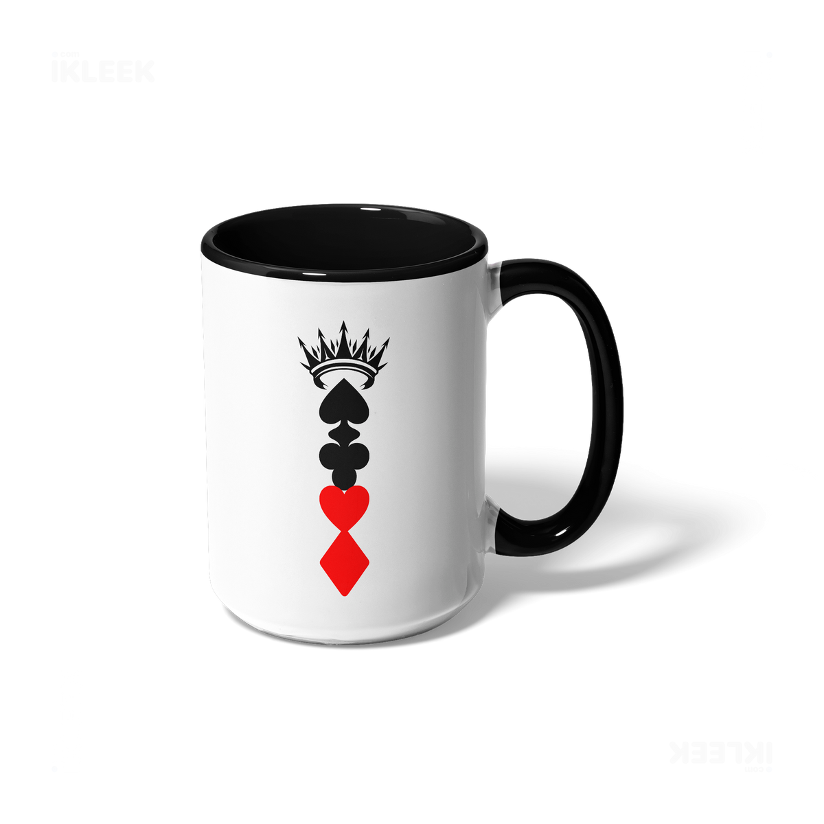 RoyalSuitStack Ceramic Mug 01 White Black