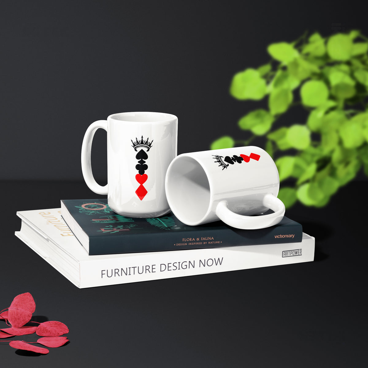 RoyalSuitStack Ceramic Mug 02 White